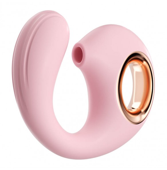 MizzZee - Dolphin Suction Vibrator (Chargeable - Pink)